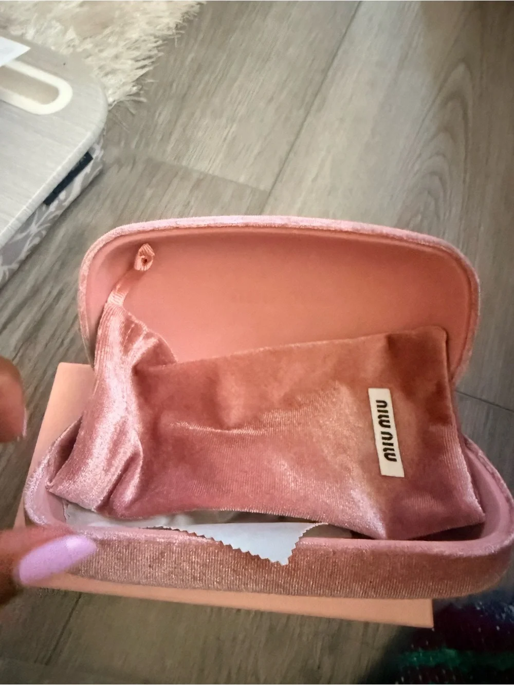 Miu Miu soft velvet